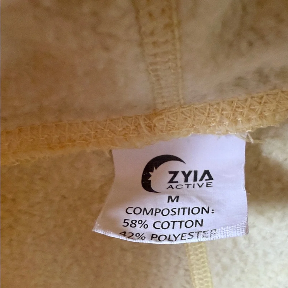 ZYIA Yellow Hoodie Sweatshirt - Picture 3 of 4